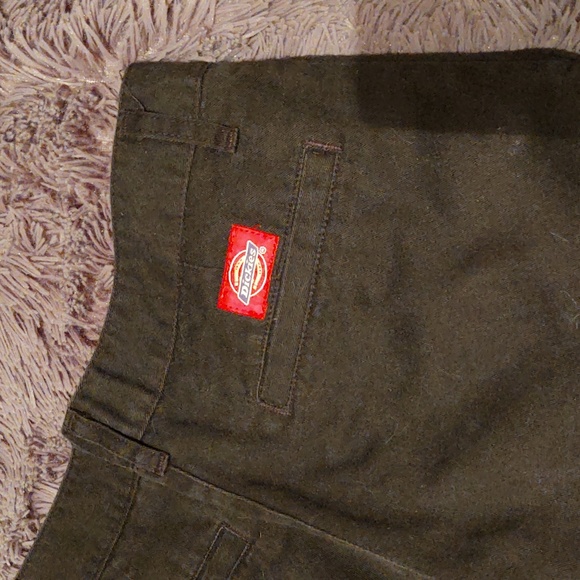 Dickies workwear jr women sz 5 black flat front capri pants PacSun Y2K VINT - Picture 4 of 8